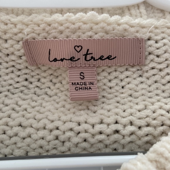 Cream cable knit sweater - Picture 3 of 3